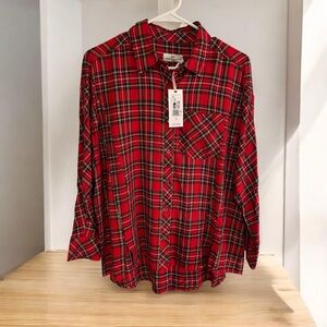 🆕 Vineyard Vines Plaid Weekend Buttondown Womens Size 2 NWT